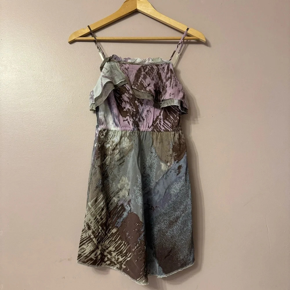 Aritza Wilfred 100% Silk Mini Dress Women Size XS